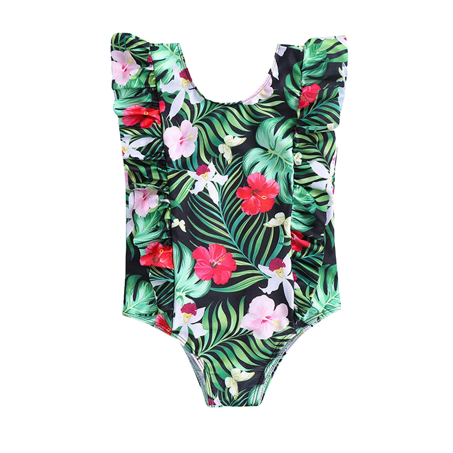 Summer 12m-5yr One Piece Swimsuits w/Ruffle  Baby-Toddler