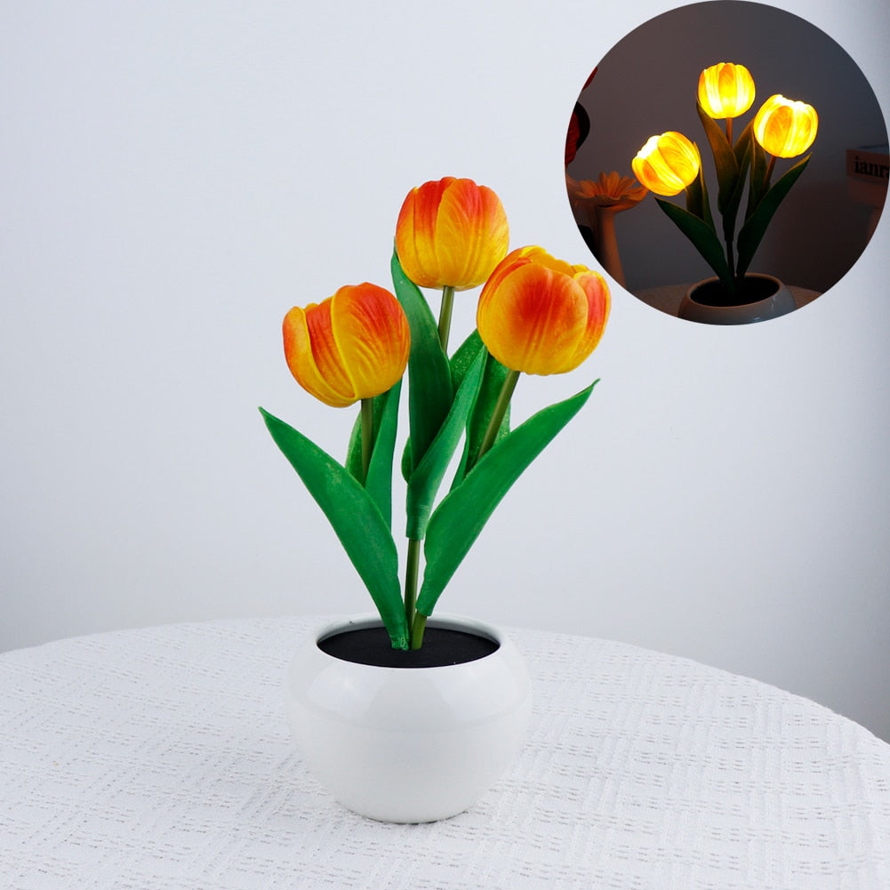 Tulips LED Night Light Dimmable