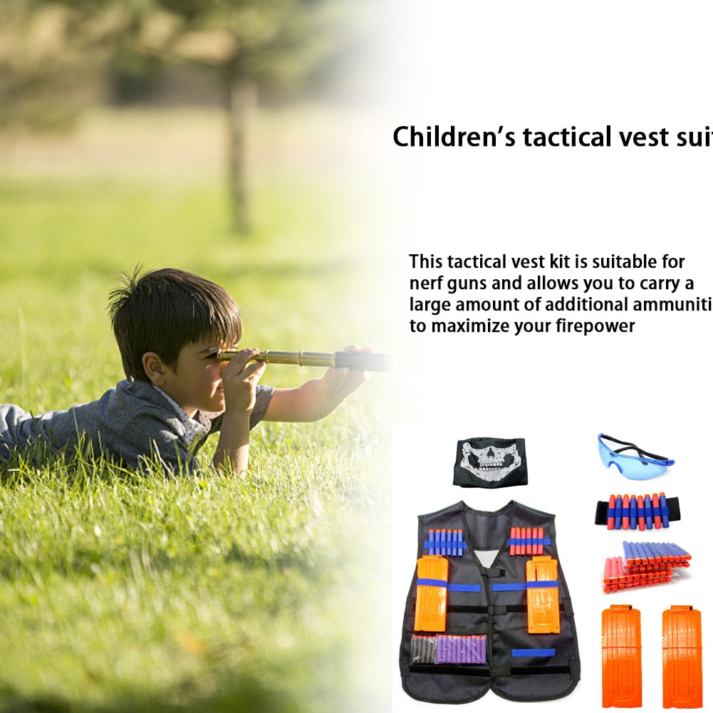 Kids 1 Vest Kit for Nerf N-Strike Elite-Protective