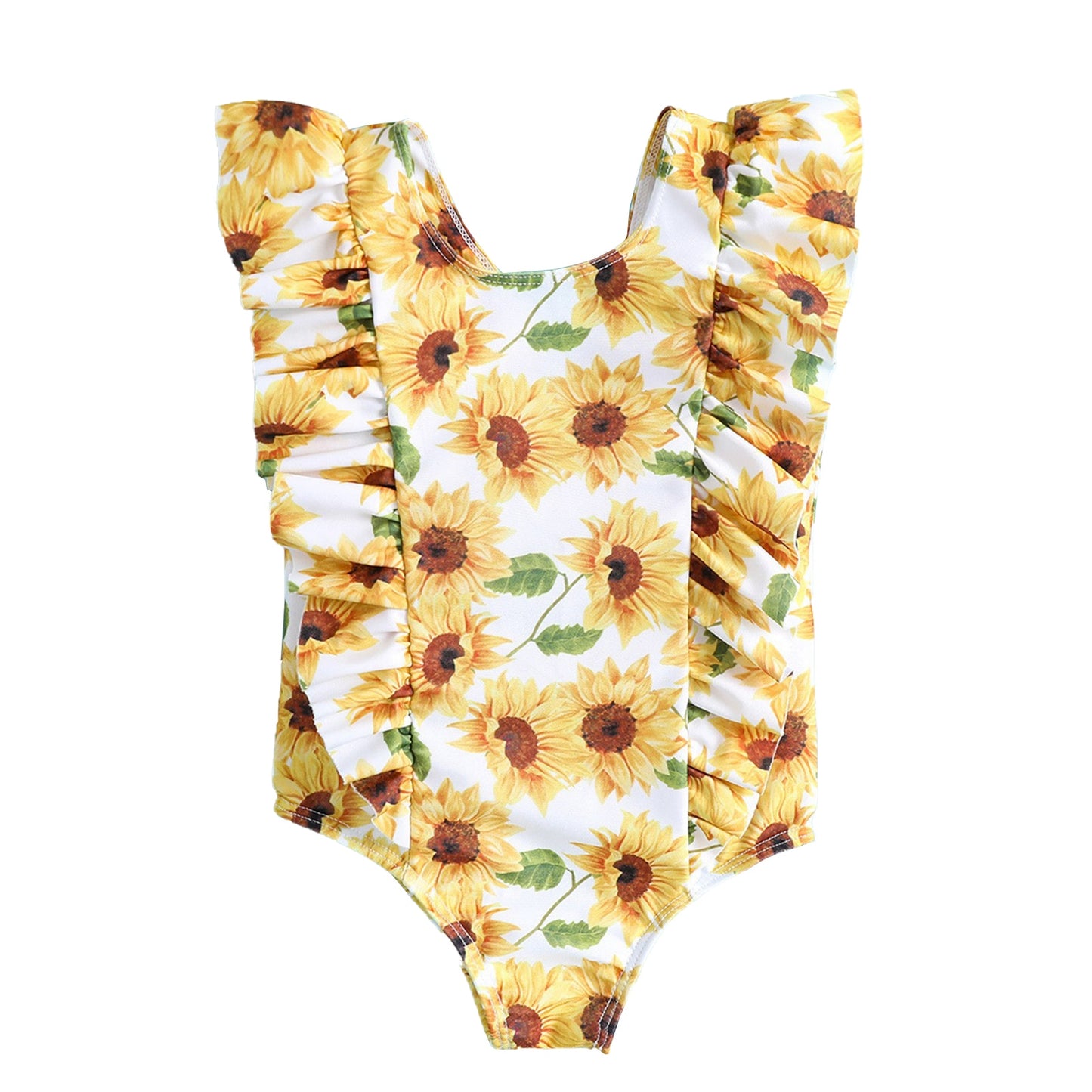 Summer 12m-5yr One Piece Swimsuits w/Ruffle  Baby-Toddler