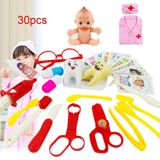 30pcs Dentist/Doctor Pretend Play Set