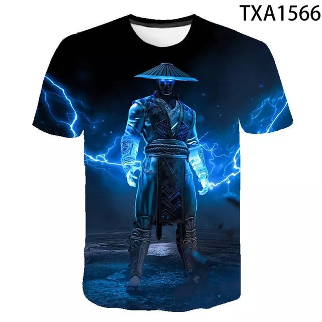 2023 NEW Kombat 3D T-Shirt Streetwear Short Sleeve-6 Prints