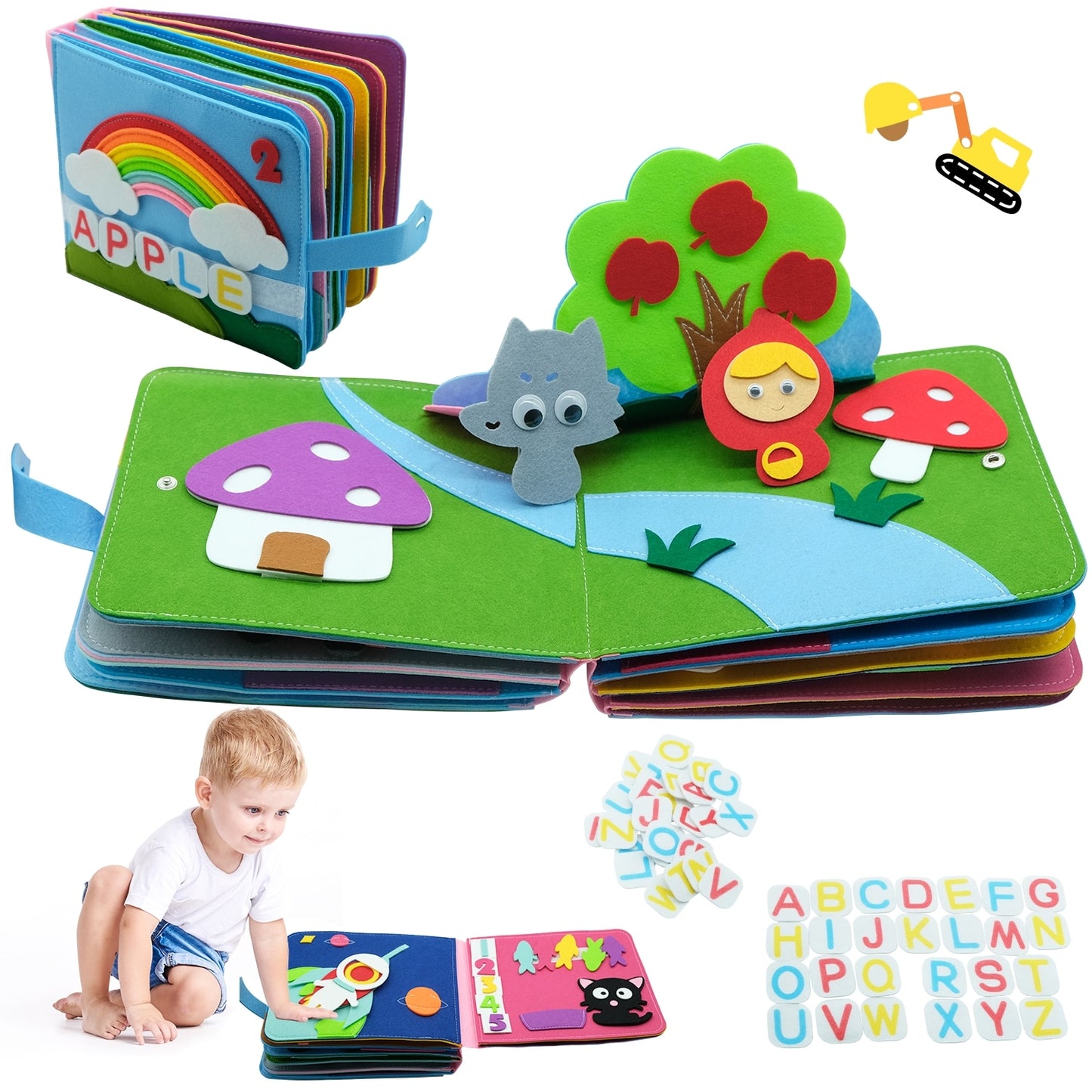 Baby-Toddler Cloth Books- Basic Early Learning