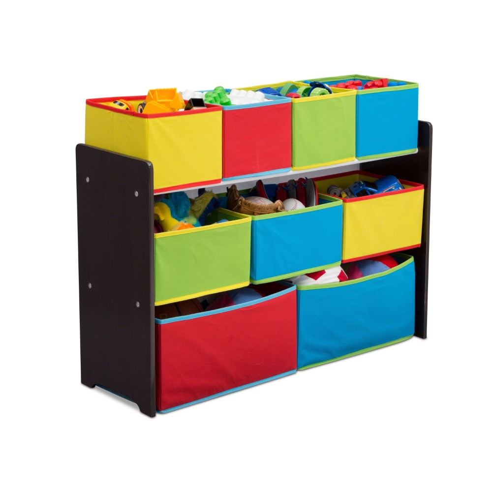 Children Deluxe Multi-Bin Toy Organizer w/ Storage Bins