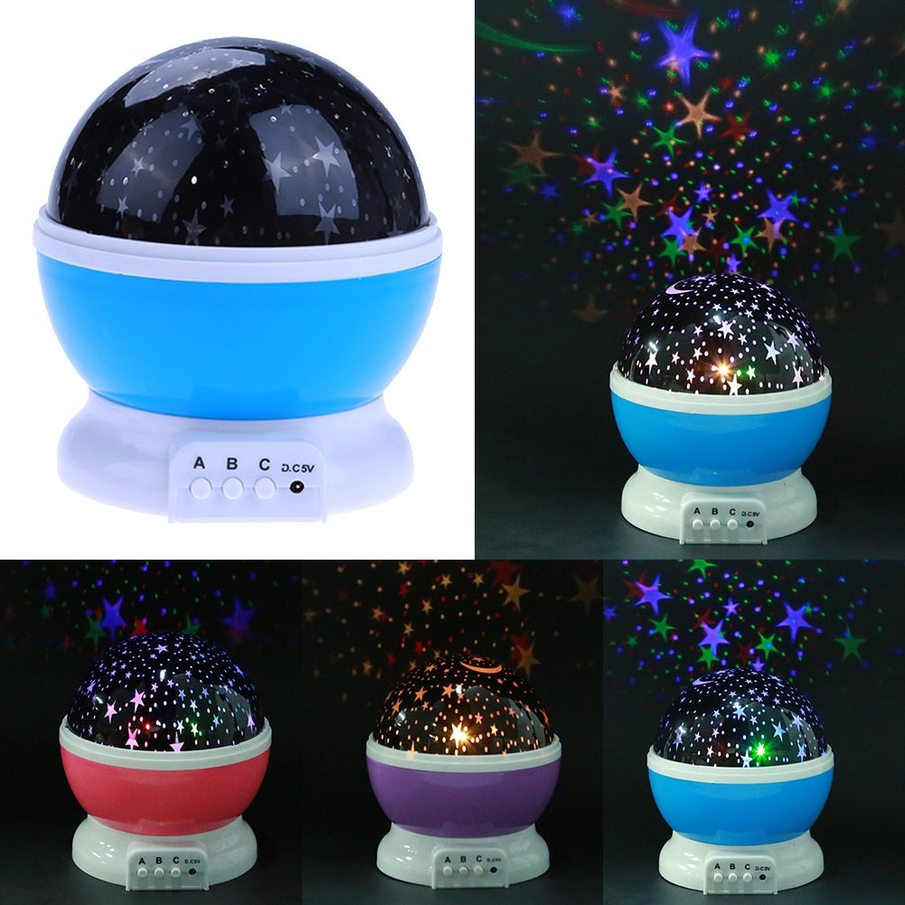 Galaxy Star Projector LED Night Light-Rotating Starry