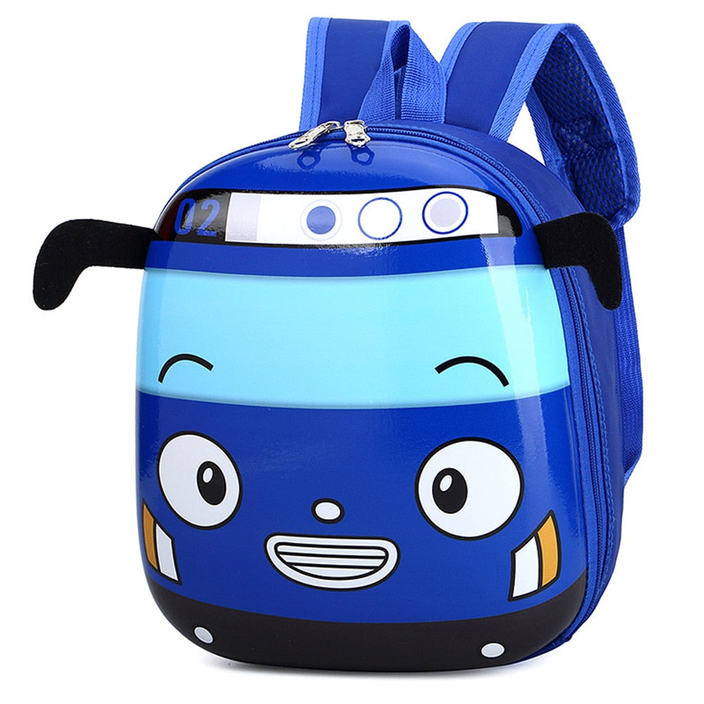 3D Cartoon Small Bus Backpack Toddler Kids